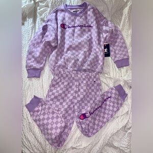 Champion Lavender Checkered Set (S/L; Lavender)